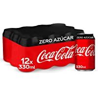 Los mejores  - Coca-Cola Zero Azúcar Lata - 330 ml (Pack de 12)